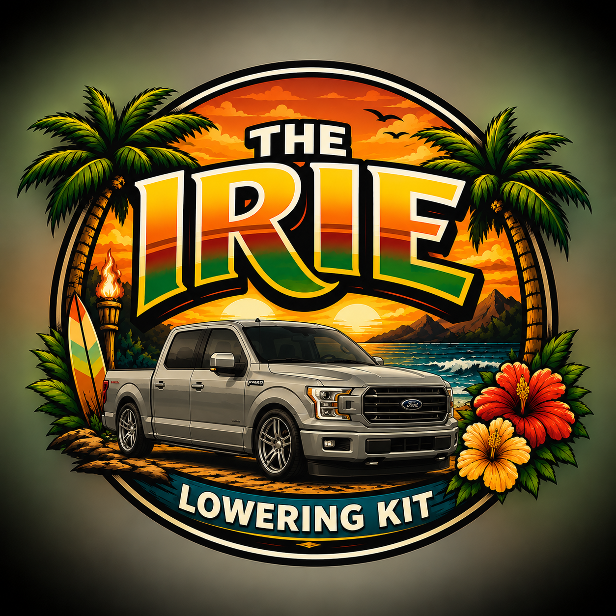 OWL LOWERING KIT "THE IRIE" 2"/4" FORD F150 21-26 4WD