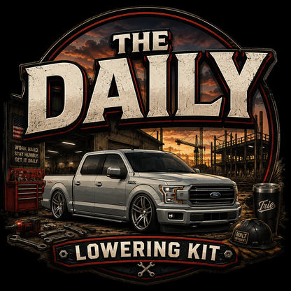 OWL LOWERING KIT "THE DAILY" -  1"-3"F/5.5"-6"R FORD F150 15-26 2WD