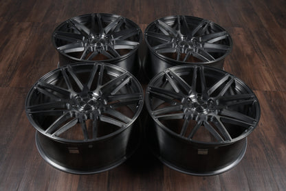VELGEN WHEELS VFF-9 BRUSHED TITANIUM 24X10 30/38 OFFSET