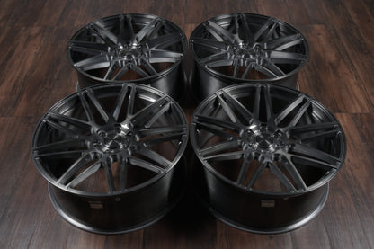 VELGEN WHEELS VFF-9 BRUSHED TITANIUM 24X10 30/38 OFFSET