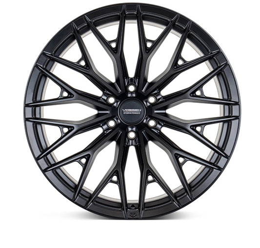 VOSSEN HFX-6 22X9.5 6X135 +30 OFFSET FORD F150 04-26 SATIN BLACK