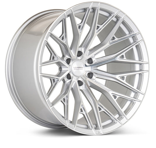 VOSSEN HFX-6 22X9.5 6X135 +30 OFFSET FORD F150 04-26 SILVER POLISHED