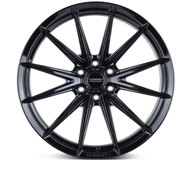 VOSSEN HFX-2 22X12 6X135 -44 OFFSET FORD F150 04-26 GLOSS BLACK