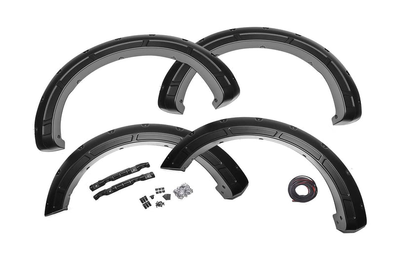 ROUGH COUNTRY DEFENDER FENDER FLARES FORD F150 15-20