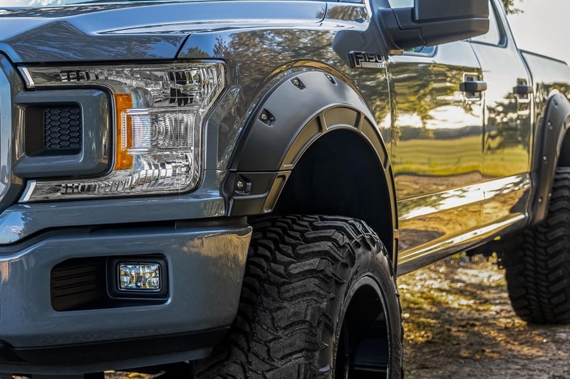 ROUGH COUNTRY DEFENDER FENDER FLARES FORD F150 15-20