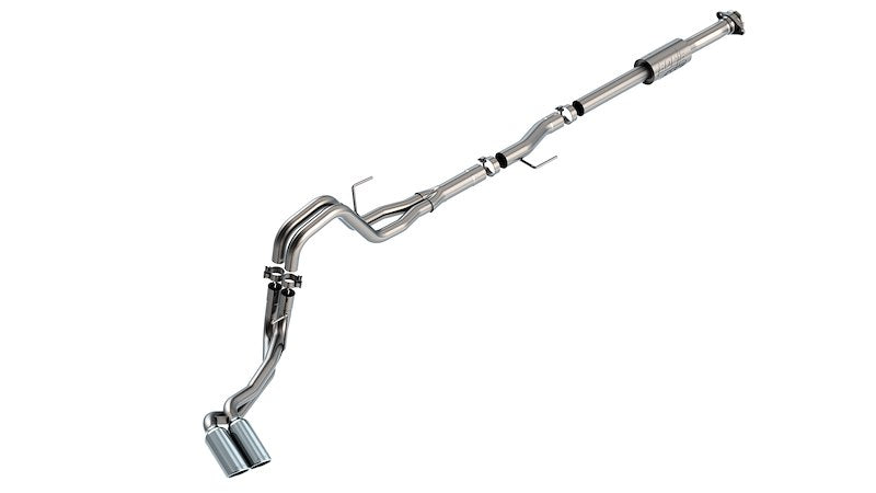 BORLA EXHAUST ATAK CAT BACK EXHAUST SYSTEM CHROME TIPS SIDE EXIT FORD F150 15-20 2.7L 3.5L 5.0L