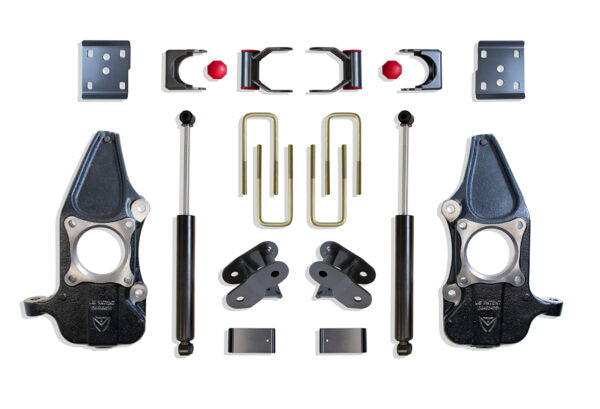 MAXTRAC 2015-2020 F-150 4WD 2″/4″ LOWERING KIT (SPINDLES) (REQUIRES 22″ RIMS OR LARGER)