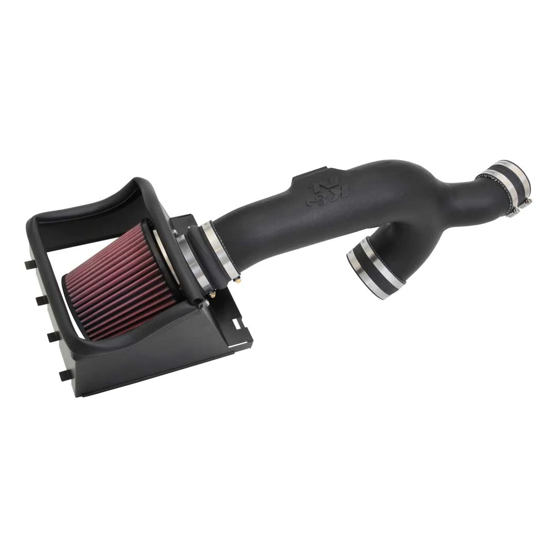 K&N FILTERS COLD AIR INTAKE HIGH FLOW ROTO MOLD TUBE FORD F150 11-14 3.5L