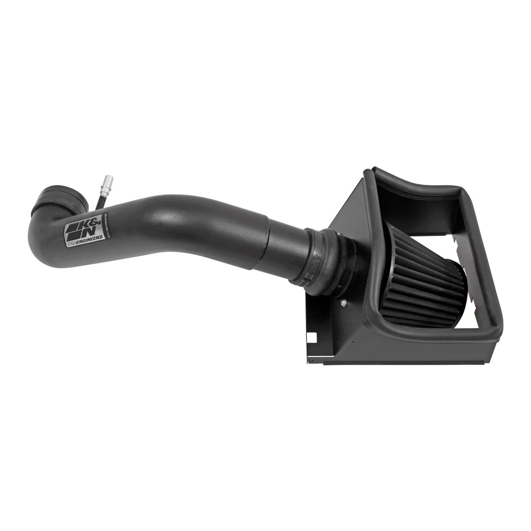 K&N FILTERS COLD AIR INTAKE DRYFLOW ALUMINUM TUBE FORD F150 11-14 5.0L