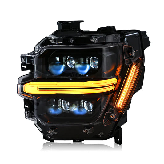 KUER LED 4 PROJECTOR HEADLIGHT W/ DRL & STARTUP/SEQUENTIAL TURN ANIMATION FORD F150 24-26