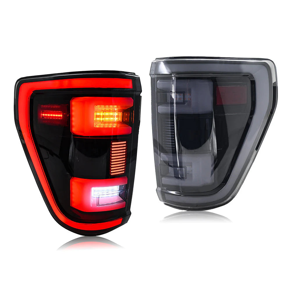 KUER LED TAIL LIGHT HALOGEN TYPE W/NO BLIND SPOT FORD F150 XL/STX 20-23