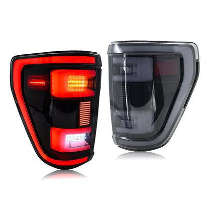KUER LED TAIL LIGHT HALOGEN TYPE W/NO BLIND SPOT FORD F150 XL/STX 20-23