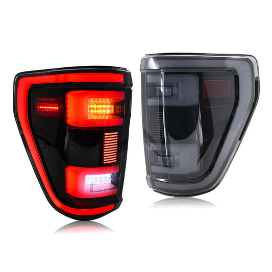 KUER LED TAIL LIGHT HALOGEN TYPE W/NO BLIND SPOT FORD F150 XL/STX 20-23