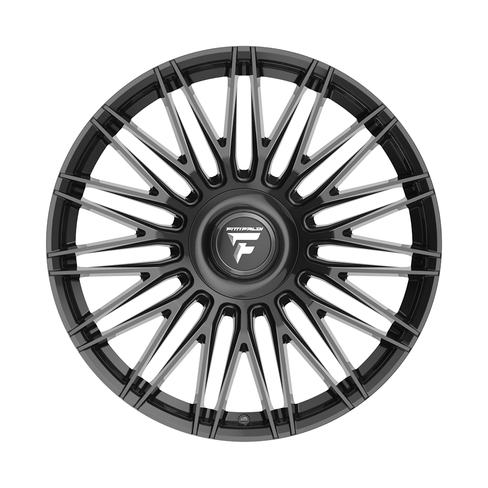 FITTIPALDI WHEELS FS369 24X10 6X135 +30 OFFSET GLOSS BLACK FORD F150 04-26