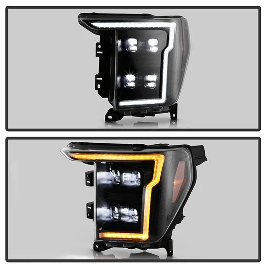SPYDER APEX LED HEADLIGHTS FORD F150 21-23