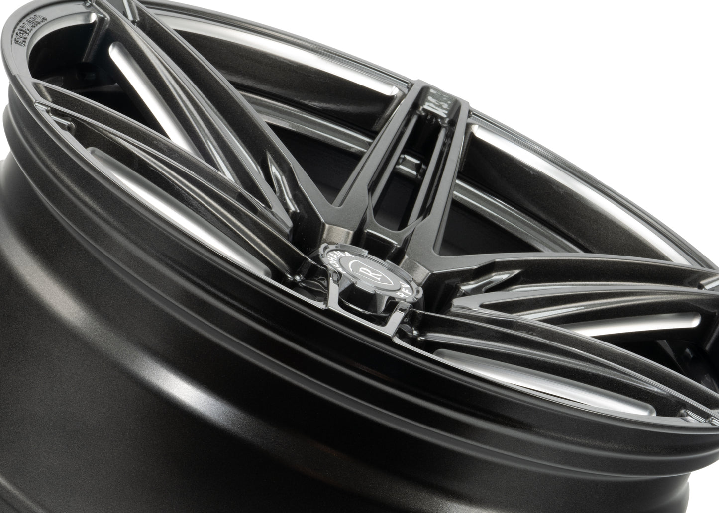 ROHANA RFV1 22X9.5 6X135 +22 OFFSET GLOSS GRAPHITE FORD F150 04-26