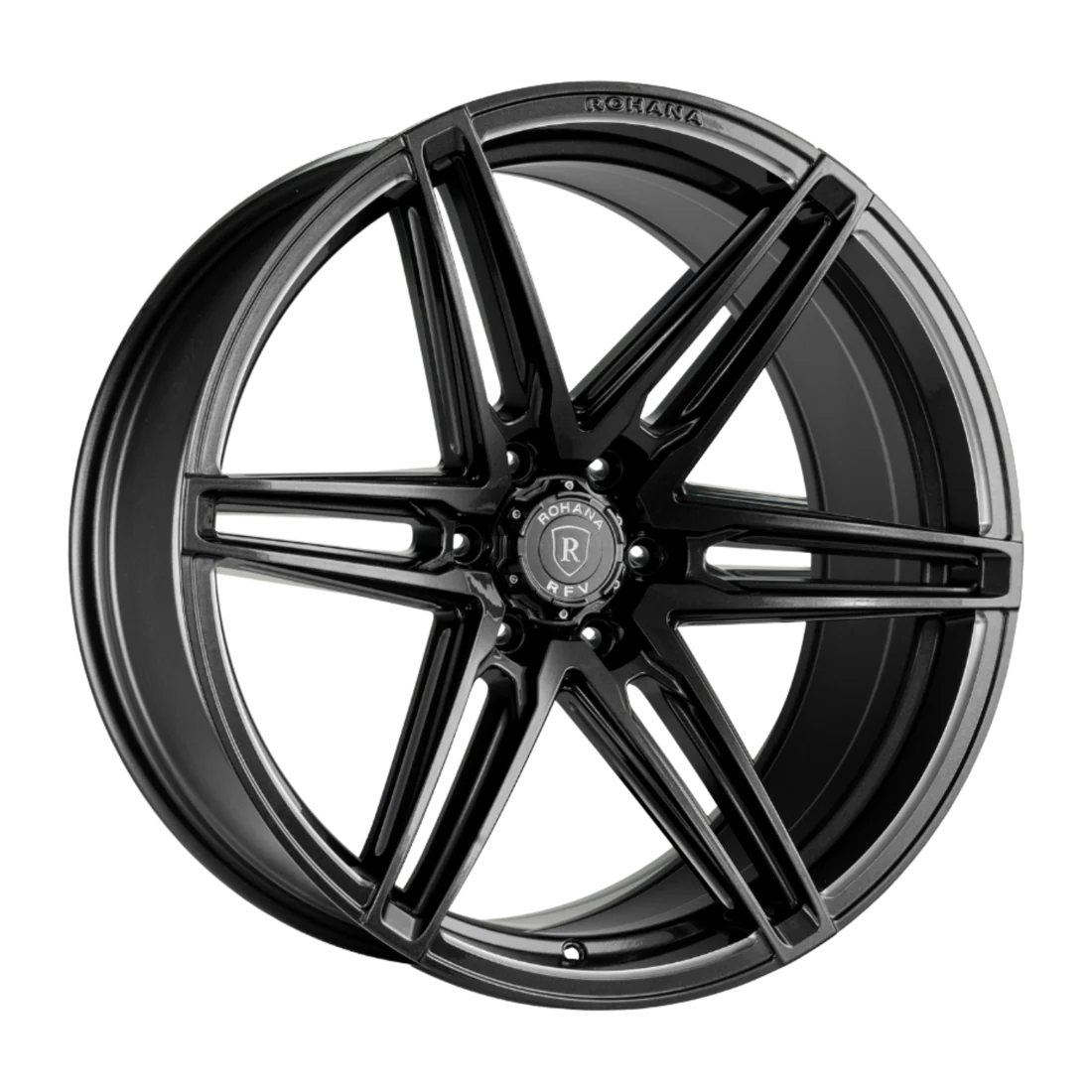 ROHANA RFV1 22X9.5 6X135 +22 OFFSET GLOSS GRAPHITE FORD F150 04-26