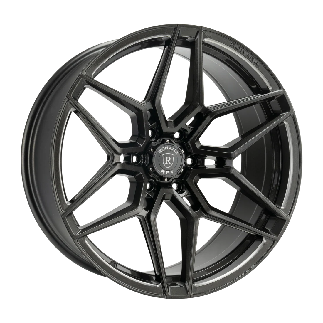 ROHANA RFV2 22X9.5 6X135 +22 OFFSET GLOSS GRAPHITE FORD F150 04-26 ...