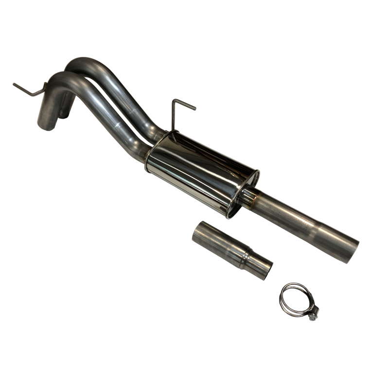SPD PERFORMANCE HX SERIES 21-25 FORD F150 2.7L 3.5L 5.0L OVER-AXLE DUMP DUAL EXIT 304SS CAT BACK EXHAUST KIT