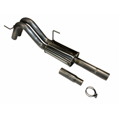 SPD PERFORMANCE HX SERIES 21-25 FORD F150 2.7L 3.5L 5.0L OVER-AXLE DUMP DUAL EXIT 304SS CAT BACK EXHAUST KIT