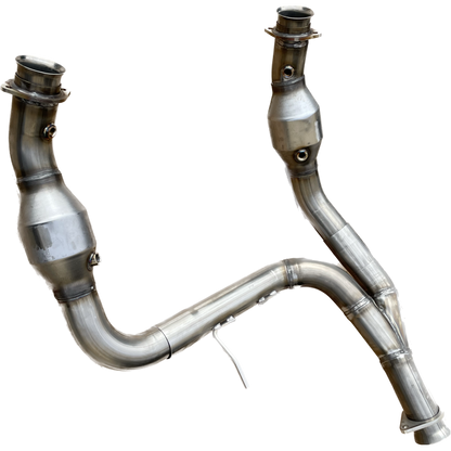 SPD PERFORMANCE 15-20 FORD F150 5.0L V8 304 STAINLESS CATTED Y PIPE