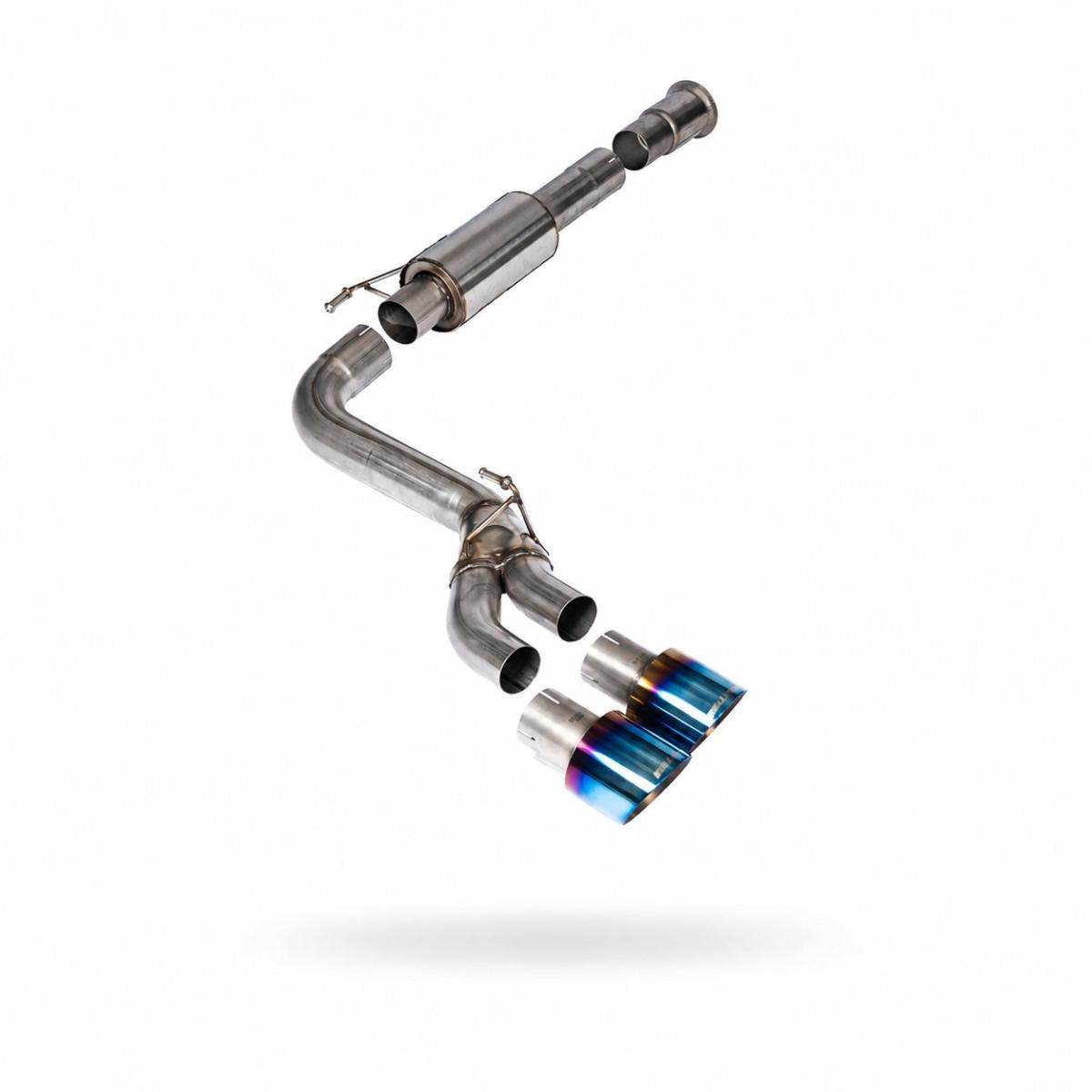 MILLTEK ROAD+ CAT BACK EXHAUST DUAL SIDE EXIT FORD F150 21+ 5.0L V8