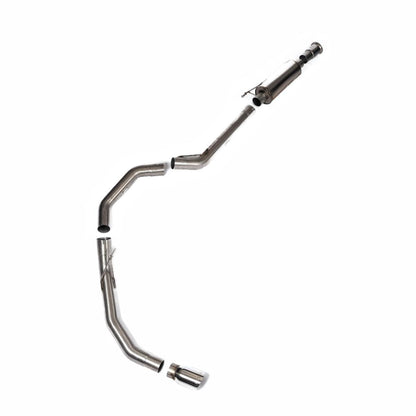 MILLTEK ROAD+ CAT BACK EXHAUST SINGLE REAR EXIT FORD F150 21+ SINGLE CAB 5.0L V8