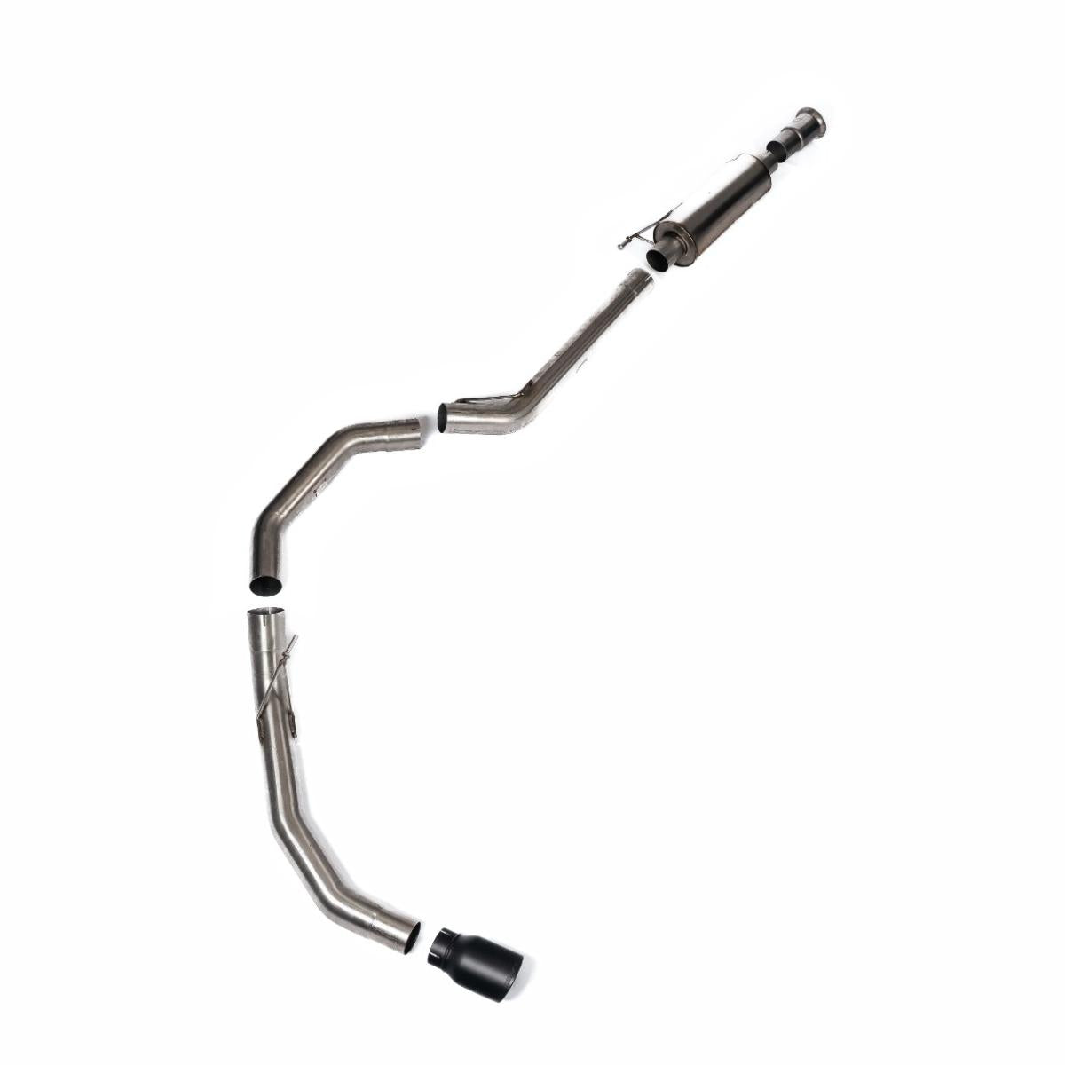 MILLTEK ROAD+ CAT BACK EXHAUST SINGLE REAR EXIT FORD F150 21+ SINGLE CAB 5.0L V8