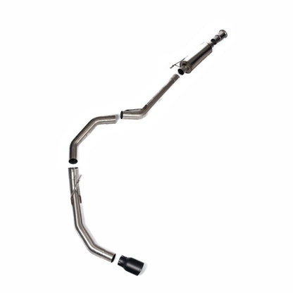 MILLTEK ROAD+ CAT BACK EXHAUST SINGLE REAR EXIT FORD F150 21+ SINGLE CAB 5.0L V8