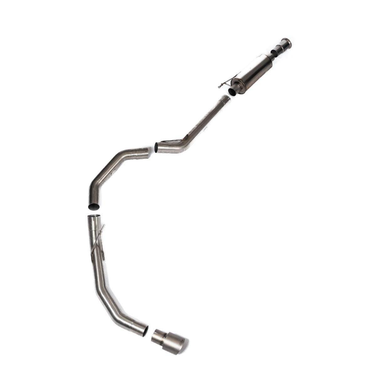 MILLTEK ROAD+ CAT BACK EXHAUST SINGLE REAR EXIT FORD F150 21+ SINGLE CAB 5.0L V8