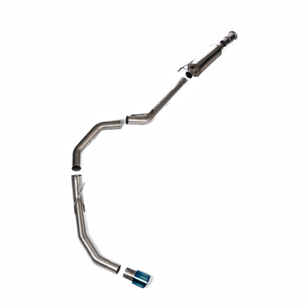 MILLTEK ROAD+ CAT BACK EXHAUST SINGLE REAR EXIT FORD F150 21+ SINGLE CAB 5.0L V8