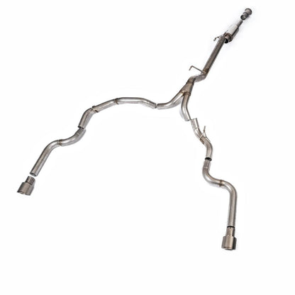 MILLTEK ROAD+ CAT BACK EXHAUST DUAL REAR EXIT FORD F150 21+ SINGLE CAB 5.0L V8