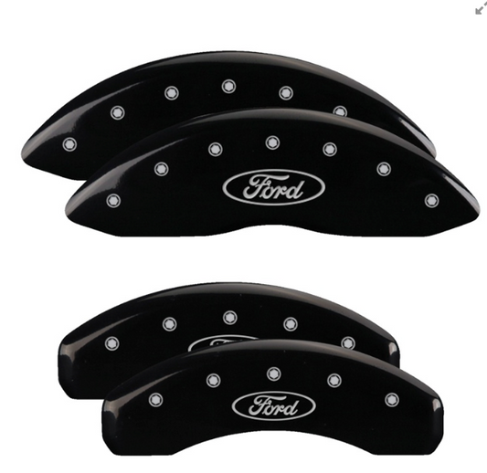 MGP BRAKE CALIPER COVERS FORD OVAL LOGO F150 21+ FRONT & REAR SET