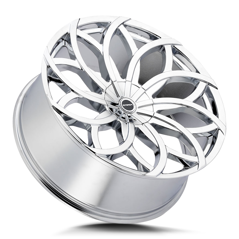 STRADA WHEELS HURACAN 26X10 6X135 + 30 OFFSET CHROME FORD F150 04-26