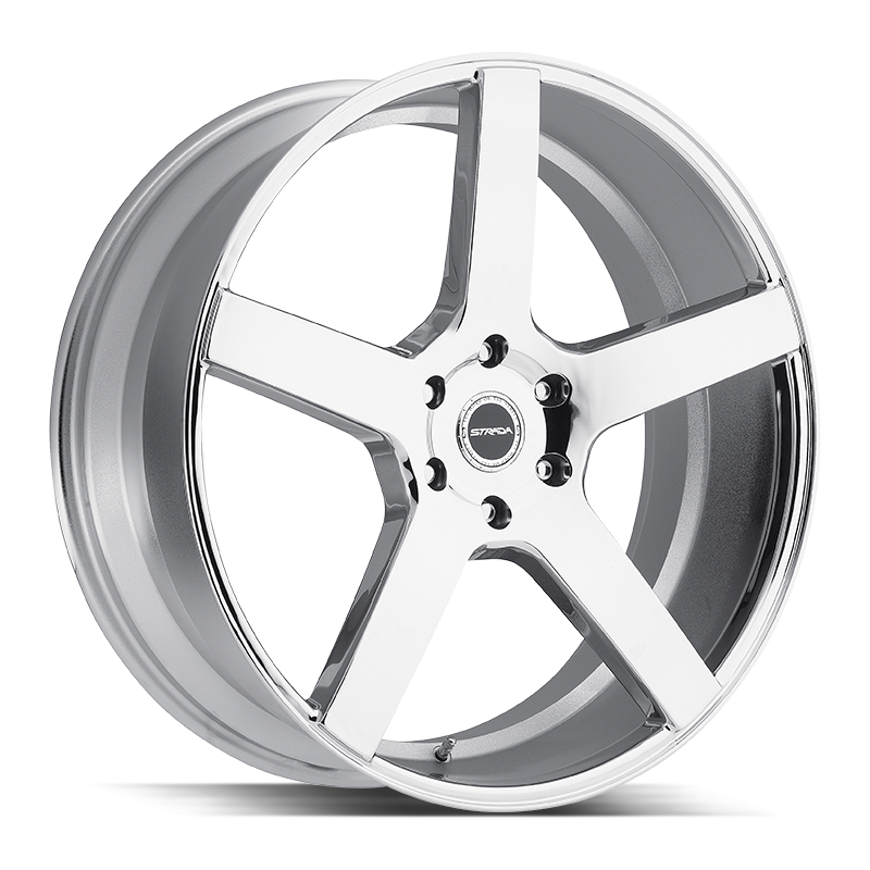 STRADA WHEELS PERFETTO 22X9.5 6X135 +24 CHROME FORD F150 04-26