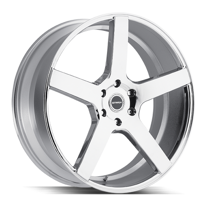 STRADA WHEELS PERFETTO 22X9.5 6X135 +24 CHROME FORD F150 04-26
