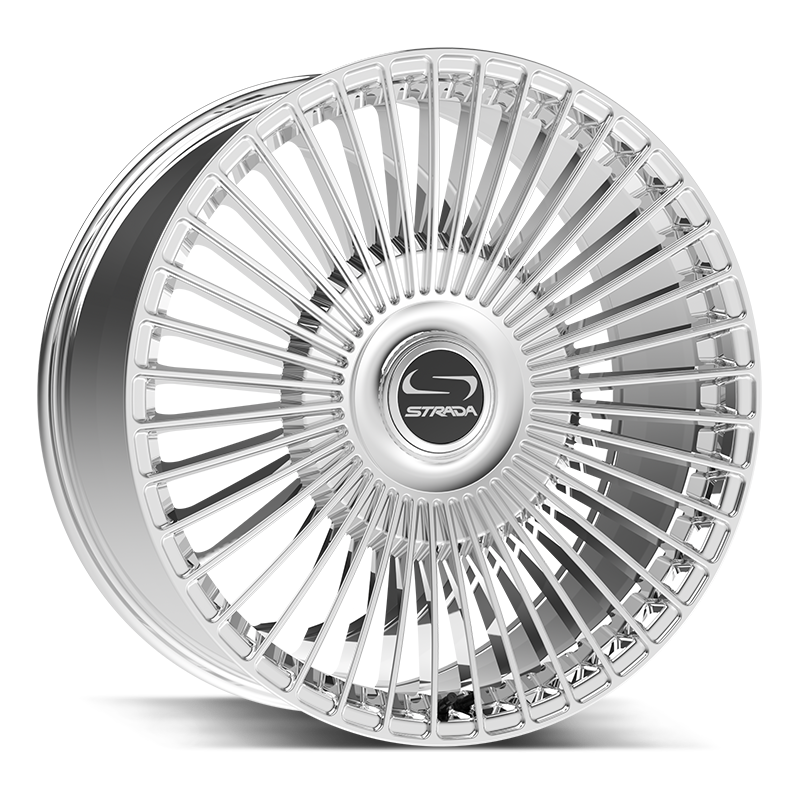 STRADA WHEELS SPAGHETTI 26X10 6X135 +30 OFFSET CHROME FORD F150 04-26