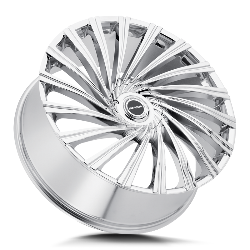 STRADA WHEELS TORNADO 24X10 6X135 +30 OFFSET CHROME FORD F150 04-26