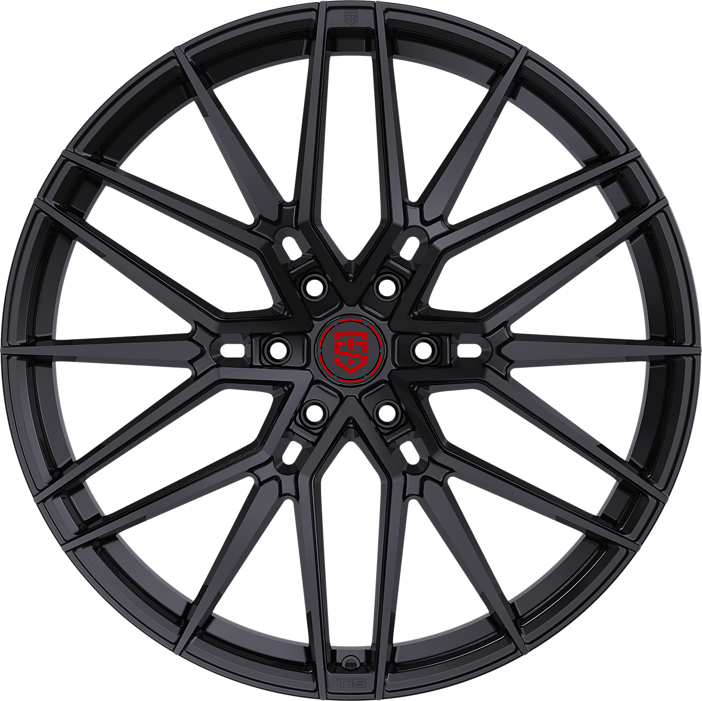 TIS MOTORSPORTS 506B 22X10 6X135 +24 OFFSET GLOSS BLACK FORD F150 04-26