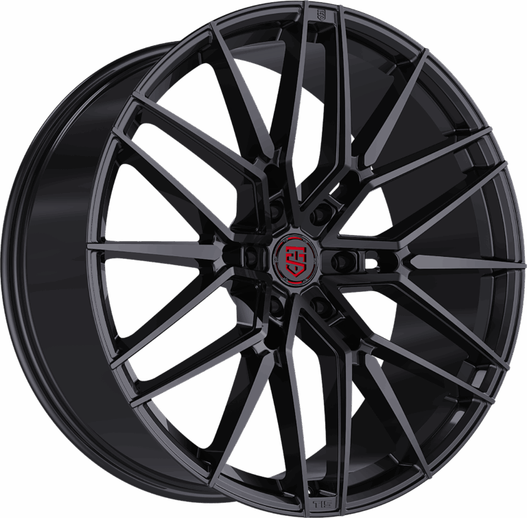 TIS MOTORSPORTS 506B 22X10 6X135 +24 OFFSET GLOSS BLACK FORD F150 04-26