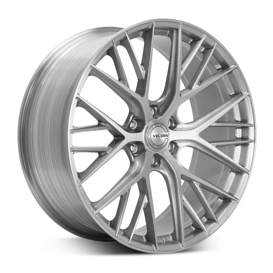 VELGEN WHEELS VFF-12 22X10 6X135 +30 OFFSET BRUSHED CLEAR FORD F150 2015+