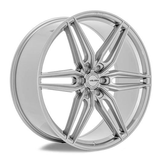VELGEN WHEELS VFF-6 24X10 6X135 +30 OFFSET GLOSS SILVER FORD F150 2015+
