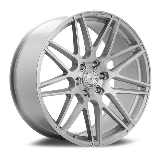 VELGEN WHEELS VFF-9 22X10 6X135 +38 OFFSET BRUSHED CLEAR FORD F150 21+