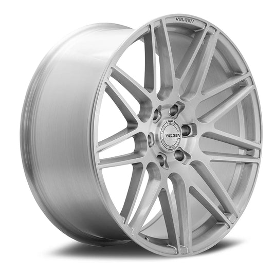 VELGEN WHEELS VFF-9 22X10 6X135 +38 OFFSET BRUSHED CLEAR FORD F150 21+