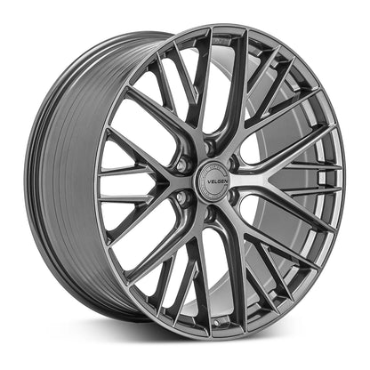 VELGEN WHEELS VFF-12 24X10 6X135 +30 GLOSS GUNMETAL COMPLETE SET FORD F150 15-20