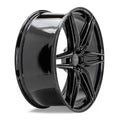 VELGEN WHEELS VFF-6 22X10 6X135 +30/+38 GLOSS BLACK COMPLETE SET STAGGERED FORD F150 21+