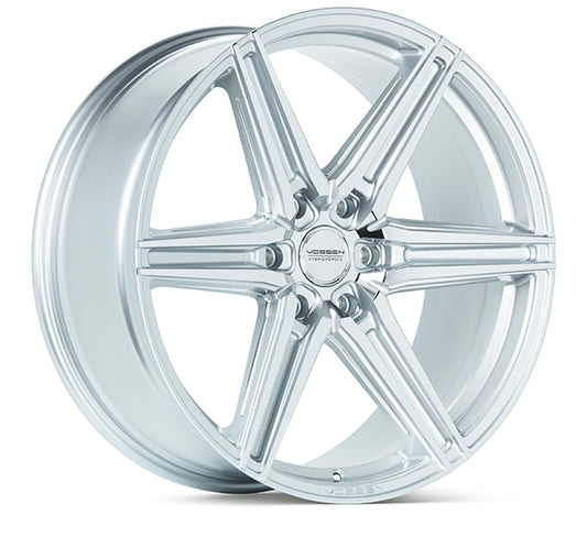 VOSSEN HF6-2 24X10 6X135 +25 OFFSET FORD F150 04-26 SILVER POLISHED
