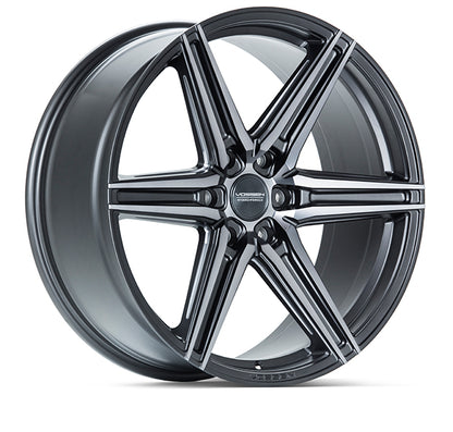 VOSSEN HF6-2 22X9.5 6X135 +20 OFFSET FORD F150 04-26 TINTED MATTE GUNMETAL