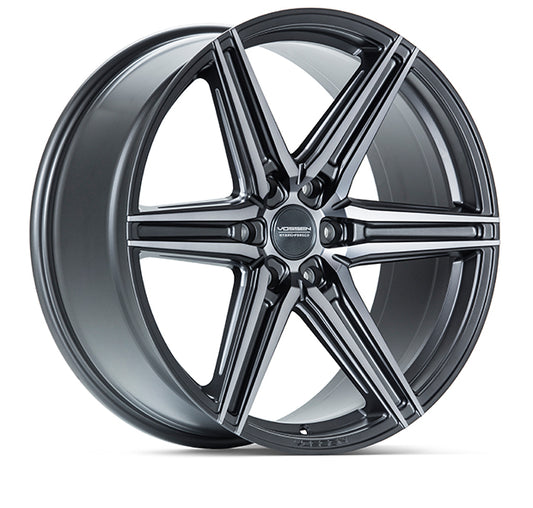 VOSSEN HF6-2 24X10 6X135 +25 OFFSET FORD F150 04-26 TINTED MATTE GUNMETAL