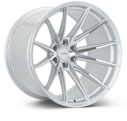 VOSSEN HFX-2 22X12 6X135 -44 OFFSET FORD F150 04-26 SILVER POLISHED